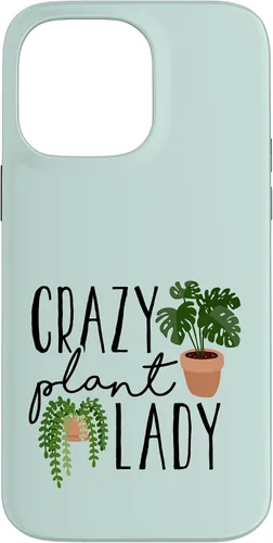 Vista 21 de Crazy Plant Lady - Cute Plant Lovers Gardening Theme Case for iPhone 17