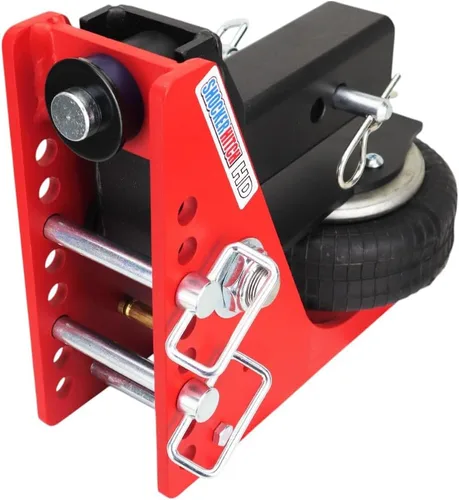 Vista 9 de Shocker - Enganche receptor de aire HD 20K con soporte de bola doble, bolas de 2 y 2 5/16 pulgadas, 20,000 libras, se adapta a Dodge Ram 2500/3500
