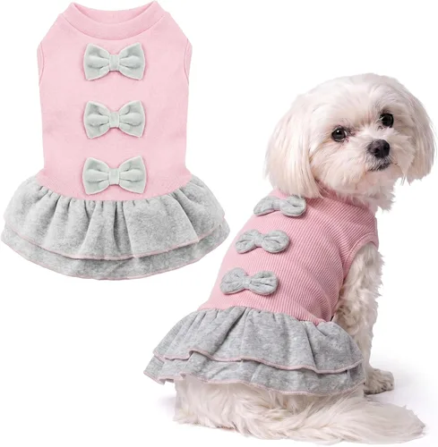 Vista 79 de Parisian Pet Chambray - Vestido para perro - Ligero sin mangas para perro, niña, talla XS Chambray en general
