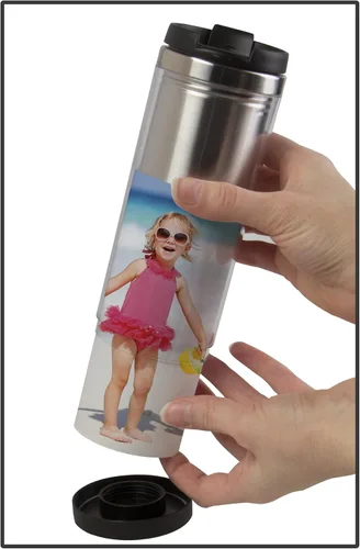 Vista 2 de Thermo-Temp Vaso fotográfico de acero inoxidable de 12 oz