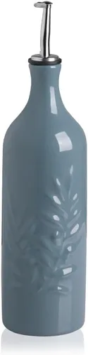 Vista 19 de Sweejar Botella dispensadora de aceite de oliva de cerámica de 20 onzas de alivio opaco que protege para reducir la oxidación, adecuada para Beige