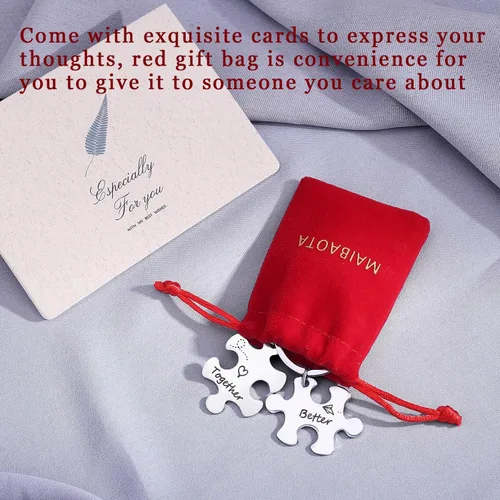 Vista 3 de MAIBAOTA Llavero de agradecimiento inspirador para amigos, compañeros de trabajo, mamá, papá, parejas, hermana, regalo de cumpleaños de Navidad