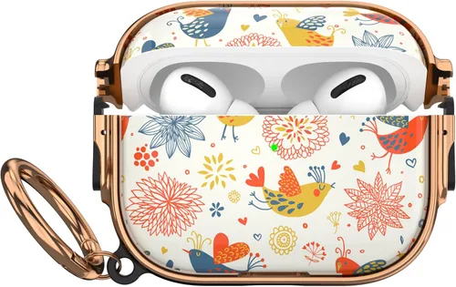 Vista 68 de Maxjoy Funda para AirPods 3 con cerradura, funda protectora rígida de 3ª generación para AirPod de 3ª generación para mujeres y hombres con llavero