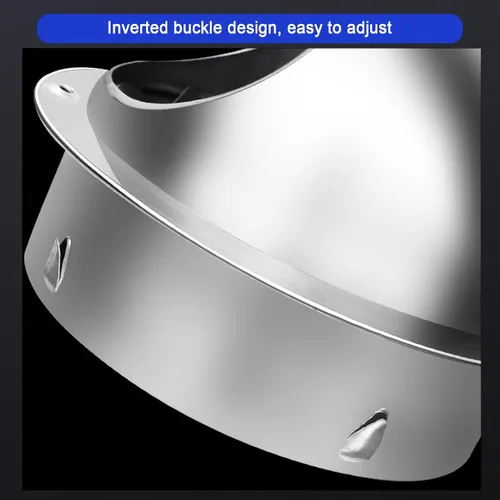 Vista 8 de Stainless Steel Chimney Cowl Cap,Round Wall Vent Outlet Cover,Range Hood Exhaust Pipe Air Outlet,Exterior Wall Windshield Rainproof Ventilating