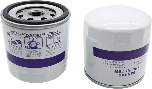 Vista 3 de 2 piezas 835440 3852030 3852412 filtro de aceite sustituye Volvo Penta 3.0L 4 cilindros