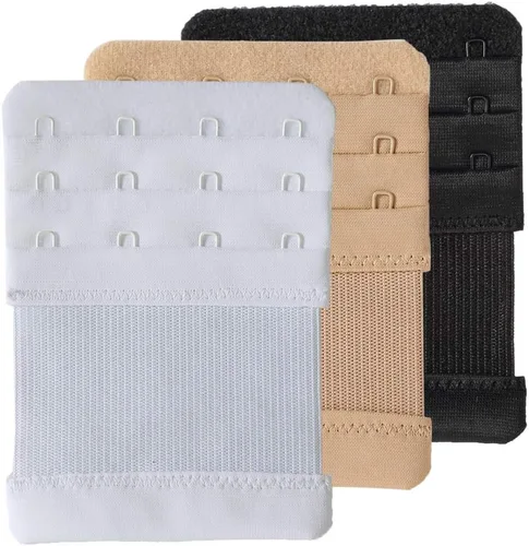 Vista 22 de SAMGU Extensores de brasier para mujer, 2 ganchos, 3 ganchos, 4 ganchos, 5 ganchos, 6 ganchos, correa de extensión de brasier elástica suave 2