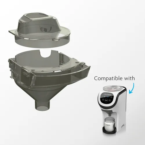 Vista 3 de Baby Brezza Formula Pro Mini - Embudo y cubierta de repuesto (paquete de 2)