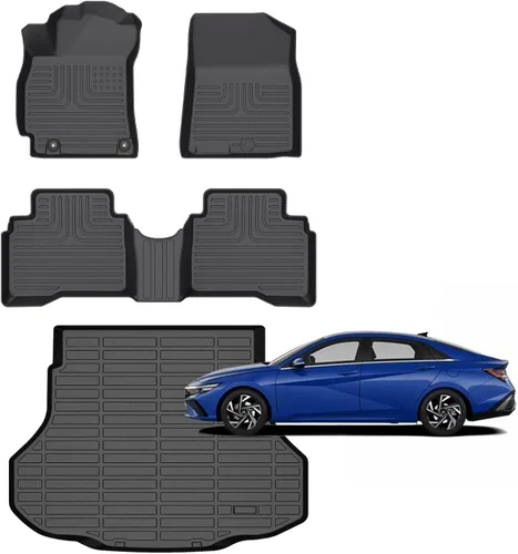 Vista 26 de Alfombrillas para Jeep Compass 2007-2016/2007-2016 Jeep Patriot/Dodge Caliber 2007-2012 para todo tipo de clima con forro de carga para automóvil
