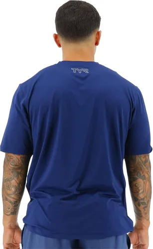 Vista 5 de TYR Camiseta de manga corta para hombre con protección solar UPF 50+