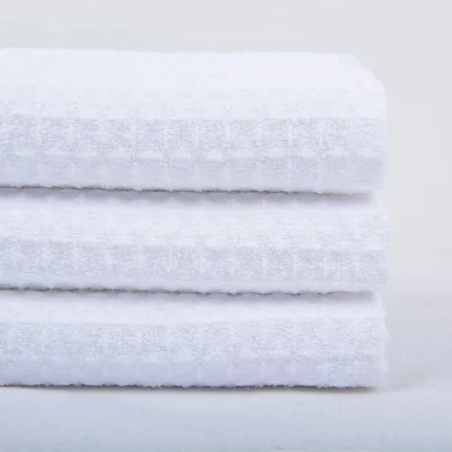 Vista 6 de Paños de cocina Sinland de 380 GSM, con tejido de microfibra cuadriculado