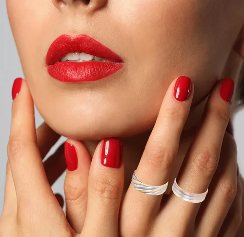 Vista 7 de Anillos de cobre puro para mujer, 2 piezas de anillo de oro tricolor magnético ajustable, joyería de cobre (0949 0950)