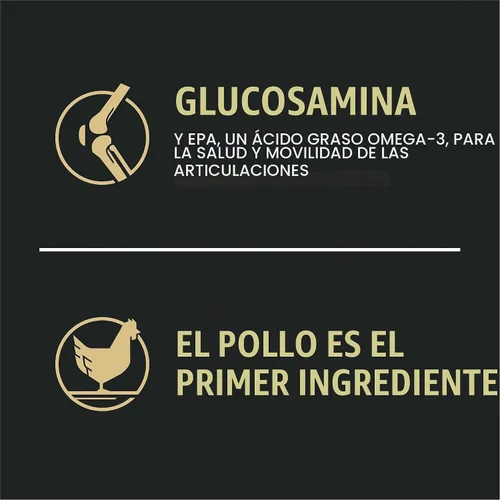 Vista 3 de Purina Pro Plan Comida seca para perros de raza grande con alto contenido de proteínas y salud digestiva, fórmula de pollo y arroz - Bolsa de 18 lbs