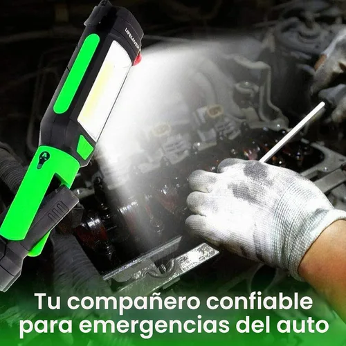 Vista 7 de AlltroLite Herramienta automática de emergencia 9 en 1 con linterna LED Kit de linterna multifunción para coche con tres modos de iluminación