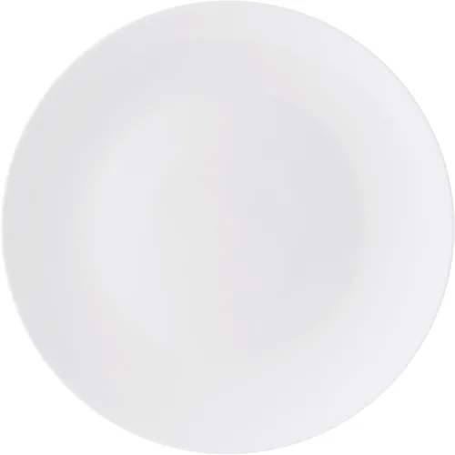 Vista 7 de Mikasa Macie Bone China - Juego de vajilla ligera de 12 piezas resistente a las astillas, servicio para 4, color blanco