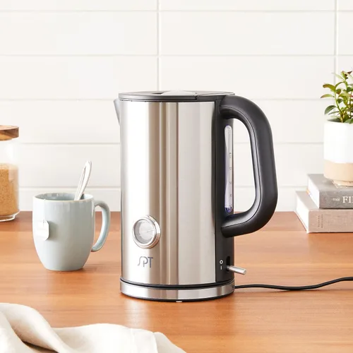 Vista 2 de SPT SK-1717: Hervidor inalámbrico con pantalla de temperatura (1.7L)