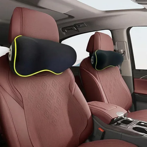Vista 12 de Almohada súper cómoda para reposacabezas de automóvil, ajuste universal Paquete de 1/Negro/Súper Cómodo