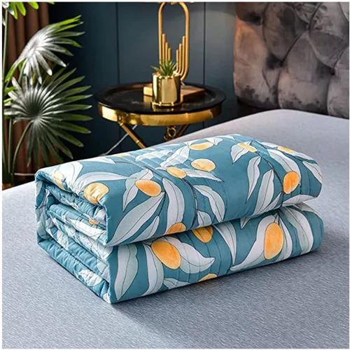 Vista 11 de ZTGL Edredón de verano fino, ligero, acolchado alternativo al plumón, manta de cama suave y ligera para todas las estaciones, lavable a máquina, A