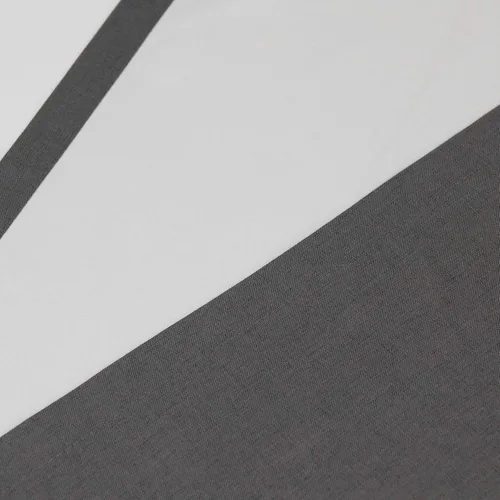 Vista 7 de Best Home Fashion ZeroLight - Cortinas opacas térmicas con ojales texturizados, 100 % de lino, color gris oscuro, 52 pulgadas de ancho x 63 pulgadas