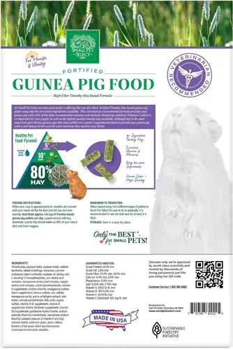 Vista 3 de Small Pet Select Pellets de alimentos para conejillos de indias, 20 libras.