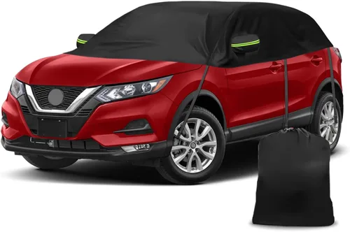 Vista 10 de Cubierta de media funda de automóvil compatible con Chevrolet Camaro 2010 2023, cubierta de parabrisas de invierno con cubierta de espejo lateral
