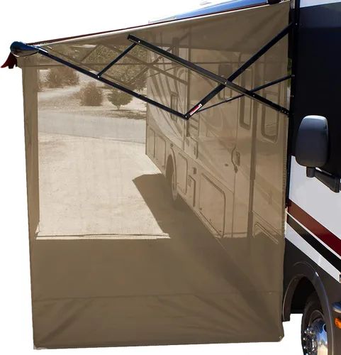 Vista 16 de ShadePro - Toldo lateral Vista - Pantalla de sombra para toldo de RV - Malla solar que bloquea el 87% de la luz solar - El único protector solar