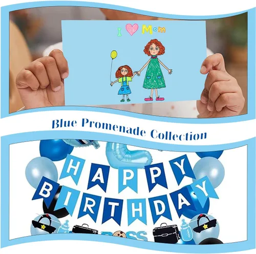 Vista 6 de Blues Cardstock de 8.5 x 11 pulgadas, cubierta de papel para manualidades, paquete de cartulina de tonos azules surtidos para álbumes de recortes