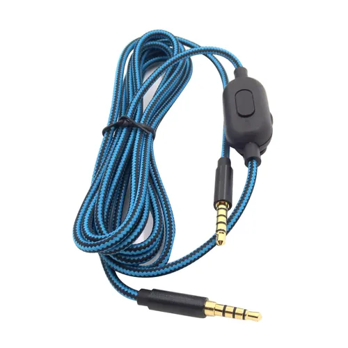 Vista 5 de ZEZEFUFU Cable estéreo de repuesto de 0.138 in para auriculares de audio para Astro A10 A40 A30 Gaming Headset