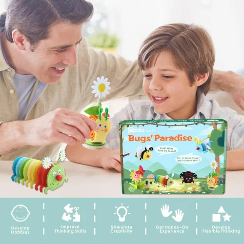 Vista 4 de Kit de manualidades Coola para niños de 4 a 8 años, Artes y manualidades para niños, Manualidades de fieltro para niños pequeños de 8 piezas