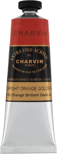 Vista 116 de Charvin Pintura acrílica profesional extrafina – verde absenta, tubo de 2.1 fl oz, pigmentos de triple fresado, resistente a la luz, pinturas