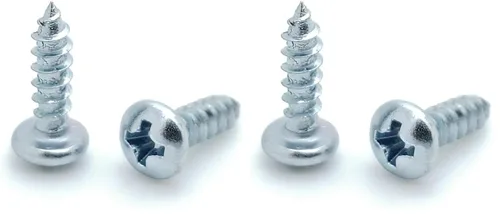 Vista 2 de BCP Fasteners Tornillos de madera con cabeza de cacerola galvanizados #6 x