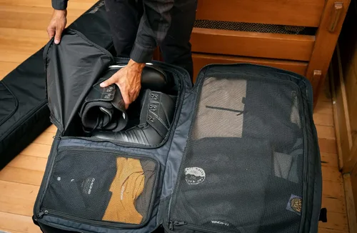 Vista 8 de Dakine Rodillo dividido 85L - Carbono, talla única