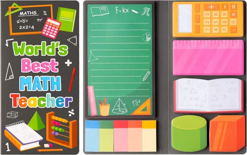Vista 28 de B1ykin Juego de Notas Adhesivas Lindas - Bloc de Notas Autoadhesivas A+ Amazing Teacher, 550 Hojas de Páginas de Memo para Escritura, Bloc de Notas