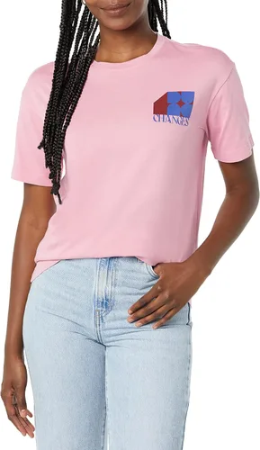 Vista 4 de Tienda Essentials Camiseta estampada de manga corta con cuello redondo para mujer (anteriormente Goodthreads)