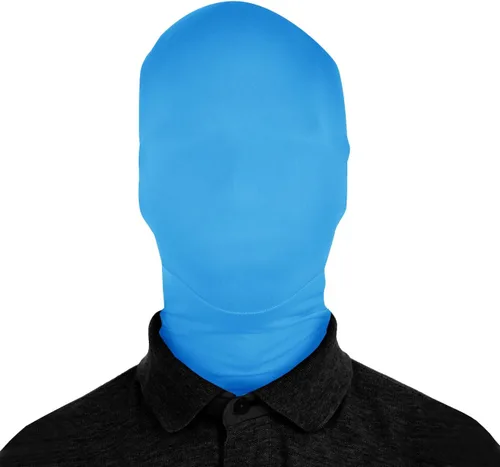 Vista 8 de Máscara unisex de elastano sólido de 2 caras, 2 tamaños, más de 15 colores/patrones