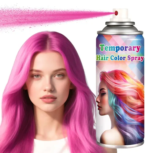 Vista 10 de Tinte en aerosol temporal para el cabello, 4.1 fl oz (rojo)