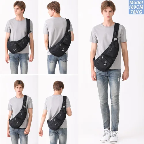 Vista 78 de Nicgid Sling Bag - Mochila bandolera para hombre), LYSB01NH075BJ-SPRTSEQIP