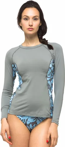Vista 15 de Private Island Camiseta de entrenamiento de manga larga para mujer con protección UPF 50+ (RGT)