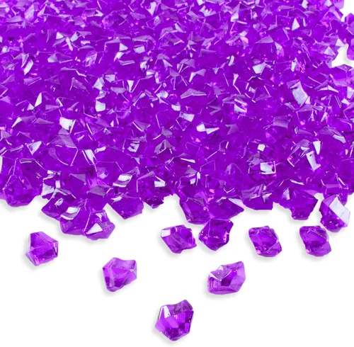 Vista 7 de Cristales redondos acrílicos de color (imitación de diamante), gemas de tesoro, para esparcir sobre la mesa, llenar jarrones, eventos, bodas