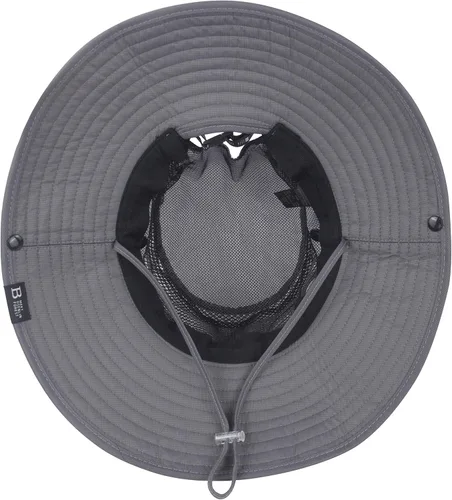 Vista 11 de Sombrero de cola de caballo para mujer, ala ancha, protección UV, malla para playa, pesca, jardinería