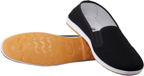 Vista 3 de ND - Zapatos de lona con suela de goma para Kung Fu Tai Chi, zapatos de lona con suela de goma, 2 unidades, estilo chino, tradicionales, de Beijing