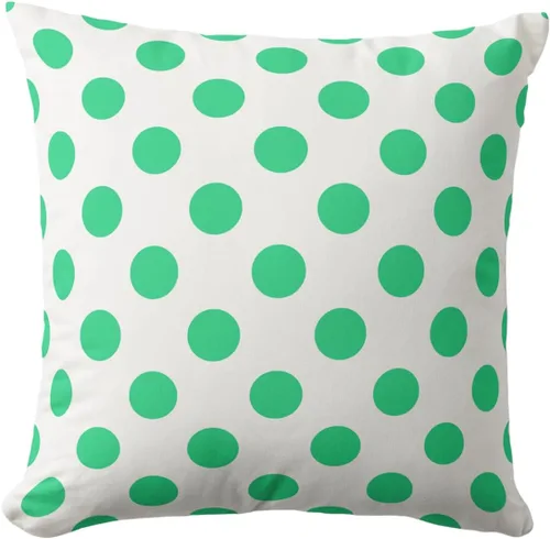 Vista 50 de Fundas de almohada de lunares negros sobre beige de 16 x 16 pulgadas, fundas de almohada decorativas rústicas y cuadradas para decoración del sofá