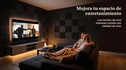 Vista 6 de paquete de 96 piezas, Venta Media, Espuma Acústica, Espuma Insonorizada (96 negras)