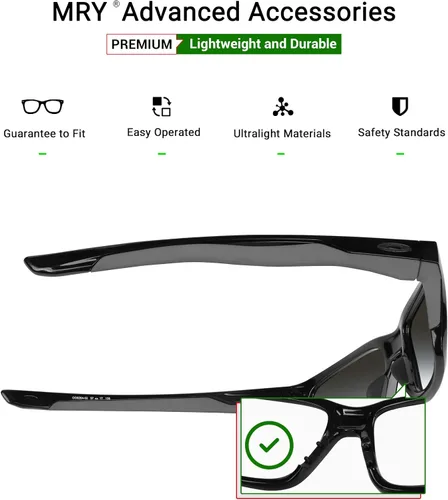 Vista 3 de Mryok Pieza nasal de repuesto para gafas de sol Oakley MainlinkMainlink XLMainlink MNP