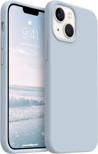 Vista 23 de AOTESIER Funda magnética para iPhone 13 Mini, compatible con MagSafe, protección militar a prueba de golpes, funda de silicona con forro