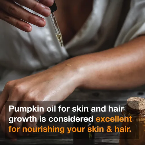 Vista 6 de Soapeauty Aceite virgen de semilla de calabaza cruda para el crecimiento de la piel y el cabello, remedio de aceite 100% puro, prensado en frío