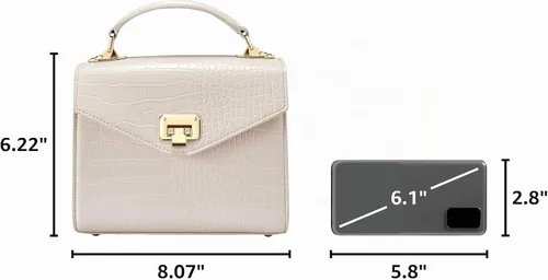 Vista 3 de VICTORIA HYDE Bolso cuadrado con asa superior para mujer Beigeeeee
