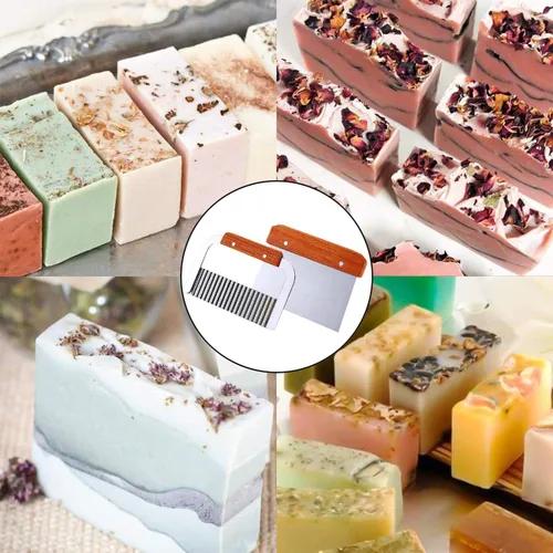 Vista 5 de Ogrmar Molde rectangular flexible de silicona para jabón, herramienta DIY para hacer jabón o pasteles 42 oz