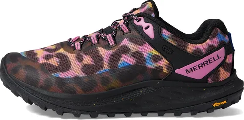 Vista 4 de Merrell Tenis Antora 3 para mujer, Rainbow Leopard