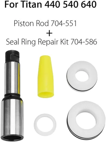 Vista 6 de Kit de reparación forpistonpumpPistonrod704586 704551Airless Spray pump440 540 640