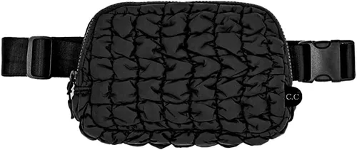 Vista 58 de C.C Bolsa de cintura para mujeres – Riñonera acolchada cruzada para el cuerpo con correa ajustable, idea de regalo de moda, Ajuste regular